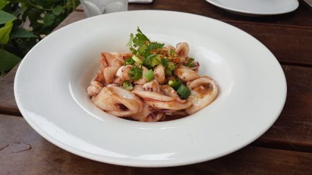 Pla muk khatiam Calamari